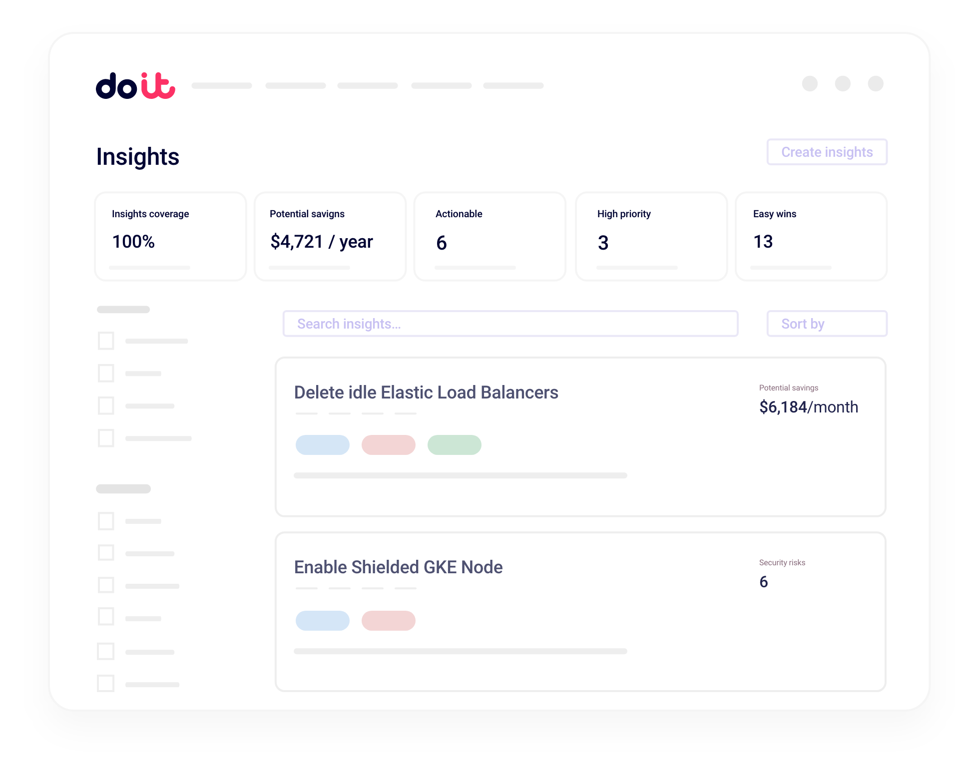 Composer Intelligence Engine Dashboard mit Recipes und Findings