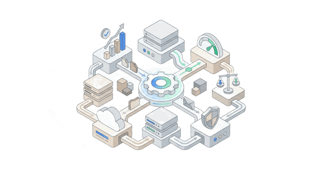 Compliance management dashboard illustration