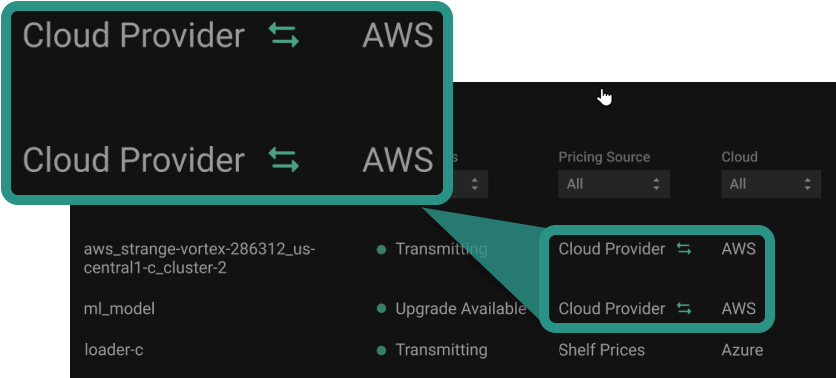 PerfectScale AWS CUR integration