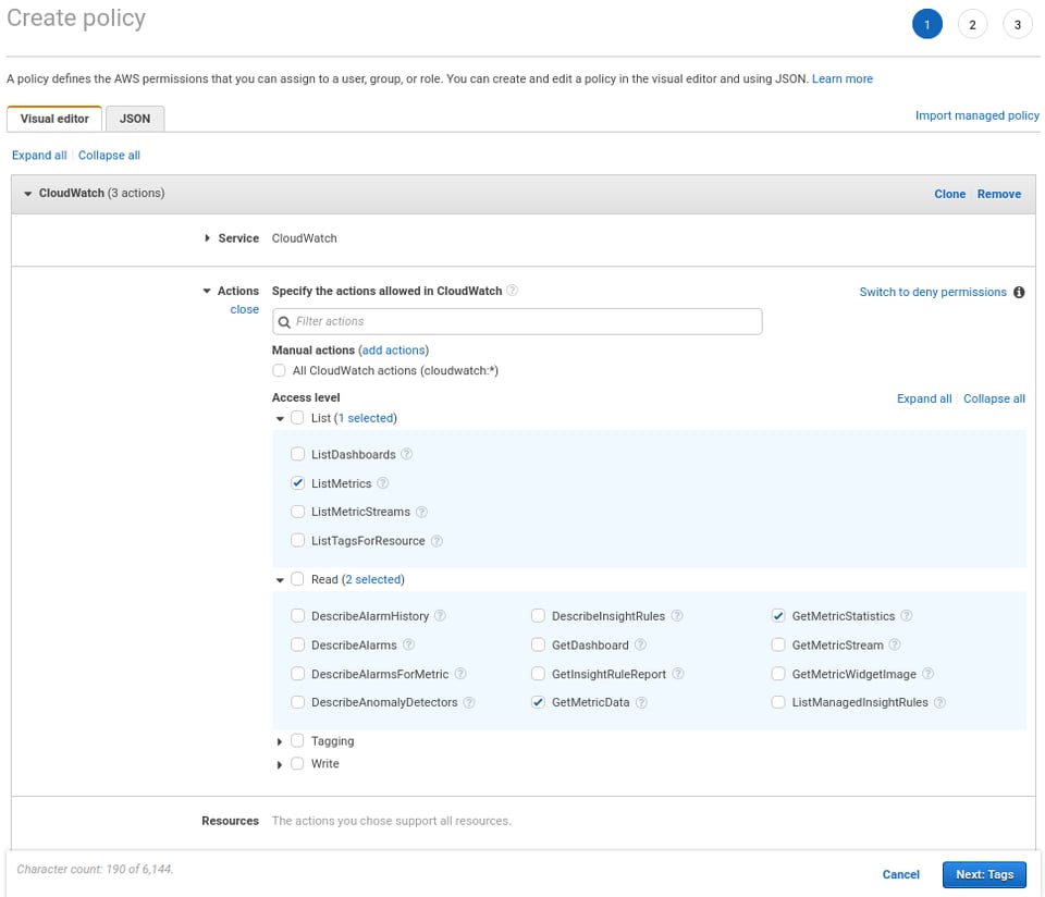 Prometheus CloudWatch Exporter