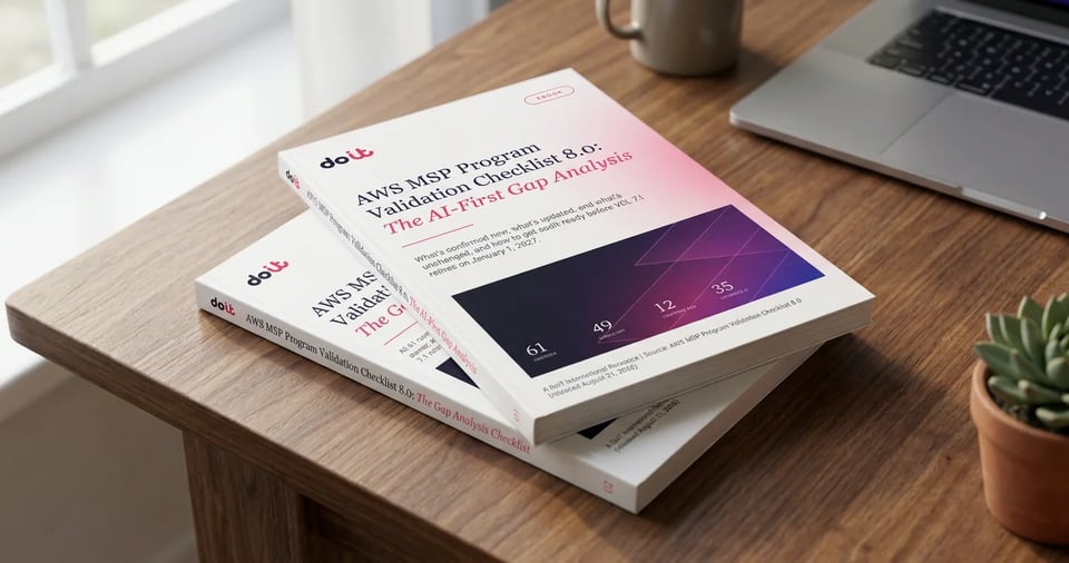 Get Audit-Ready for AWS MSP Validation Checklist 8.0: the gap analysis guide plus a fillable checklist for all 61 controls
